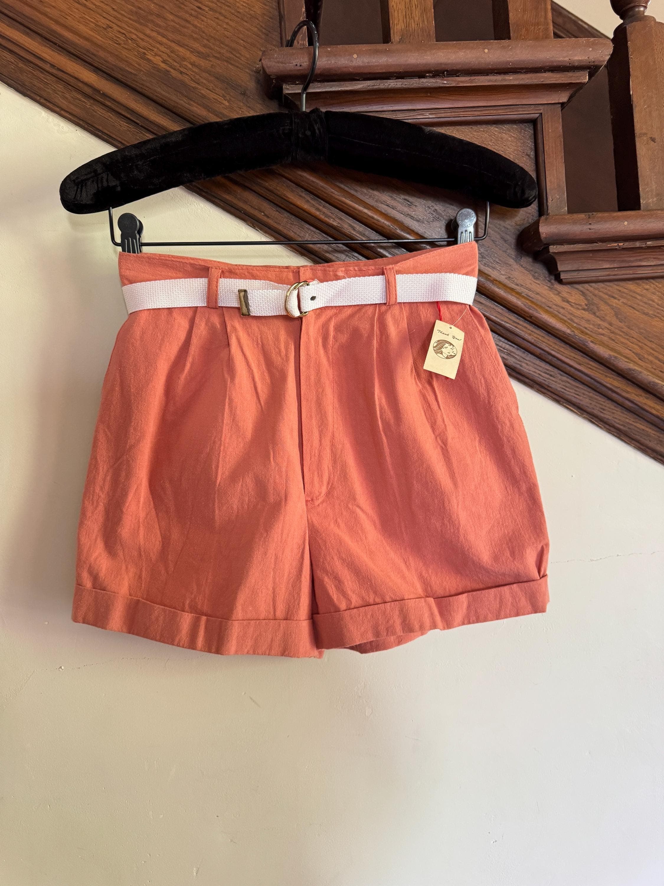 1980s peach deadstock shorts